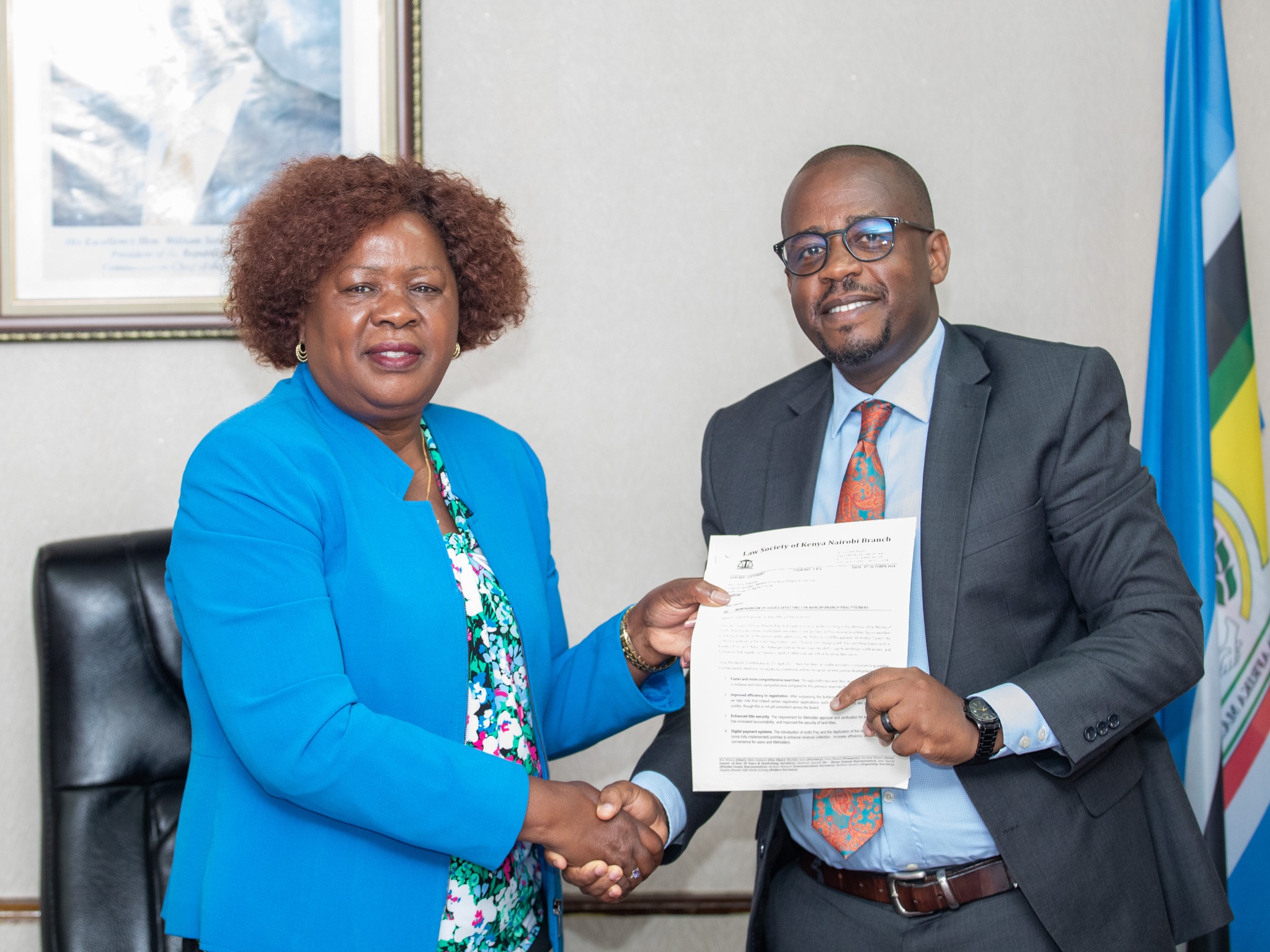 Collaboration for Change: Ministry of Lands and LSK Nairobi Commit to Streamlining Land Services