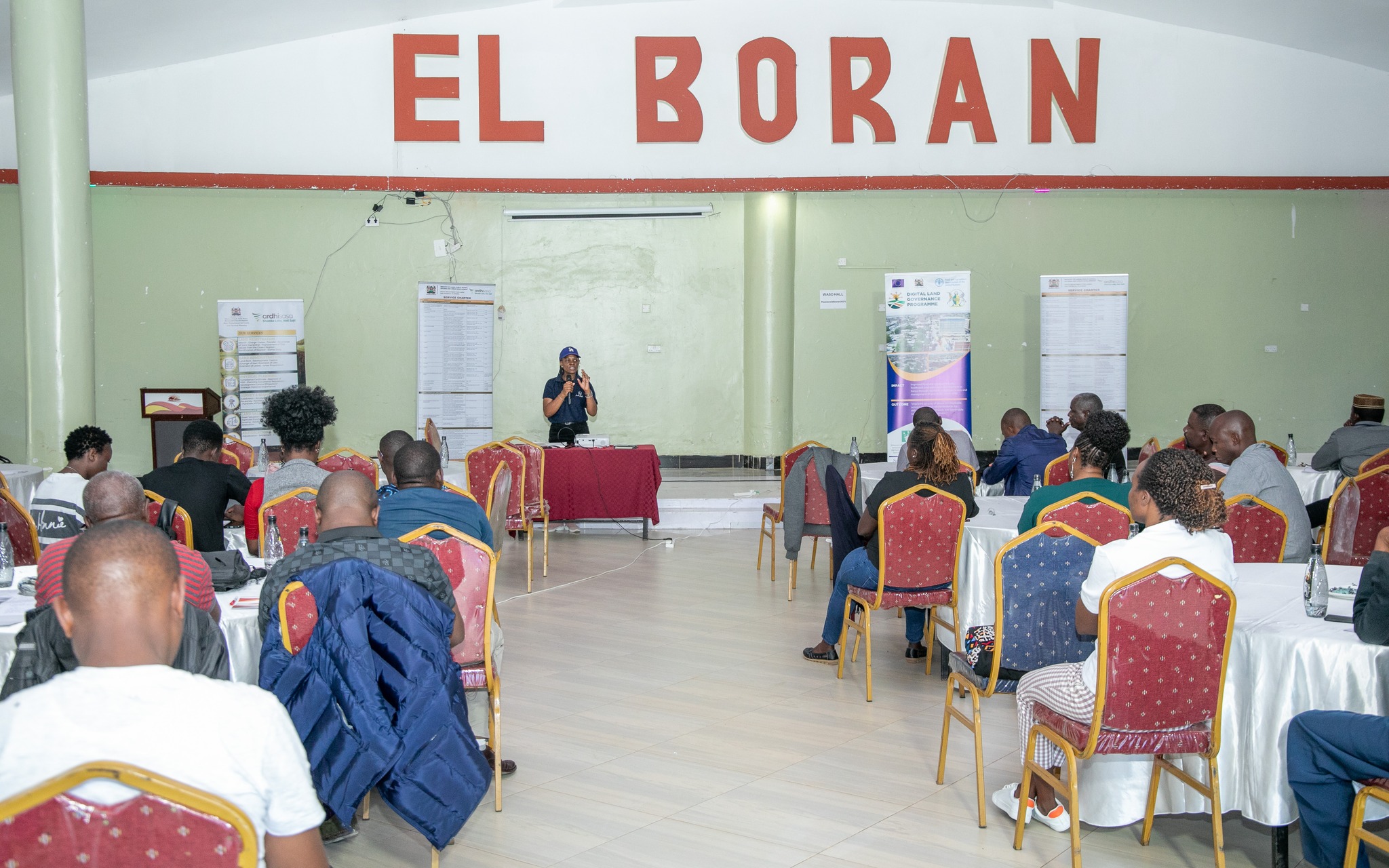 Officials from the State Department for Lands and Physical Planning undergo training in Isiolo on the new National Stamp Duty Module (NSDM)