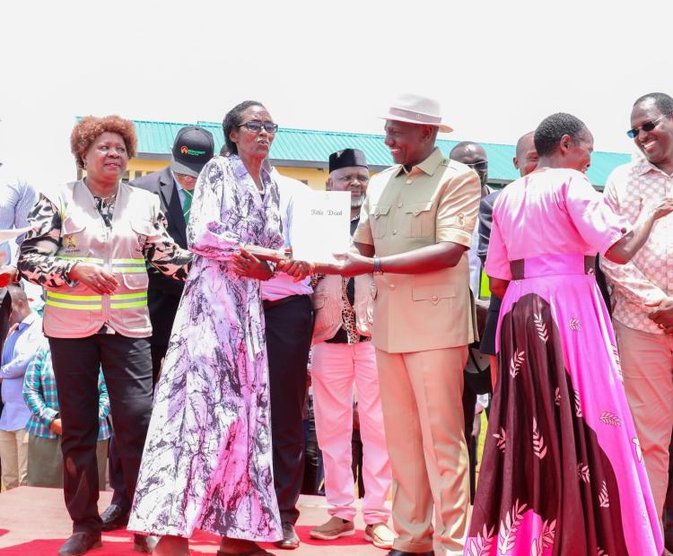 President Ruto Issues 10,807 Title Deeds in New Kiare, Tigania West, Meru County