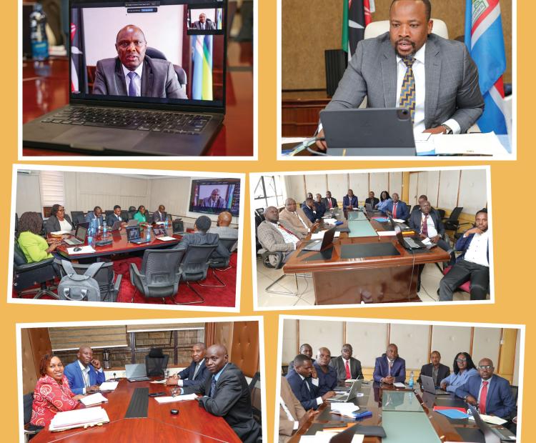 Head of Public Service Holds Consultative Engagement with all Lands and Physical Planning staff led by PS Korir